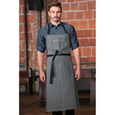 PORTLAND DENIM STRIPE CHEF APRON,COLOR:INDIGO BLUE - Mabrook Hotel Supplies